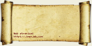 Jana Bjelan vizit kartica